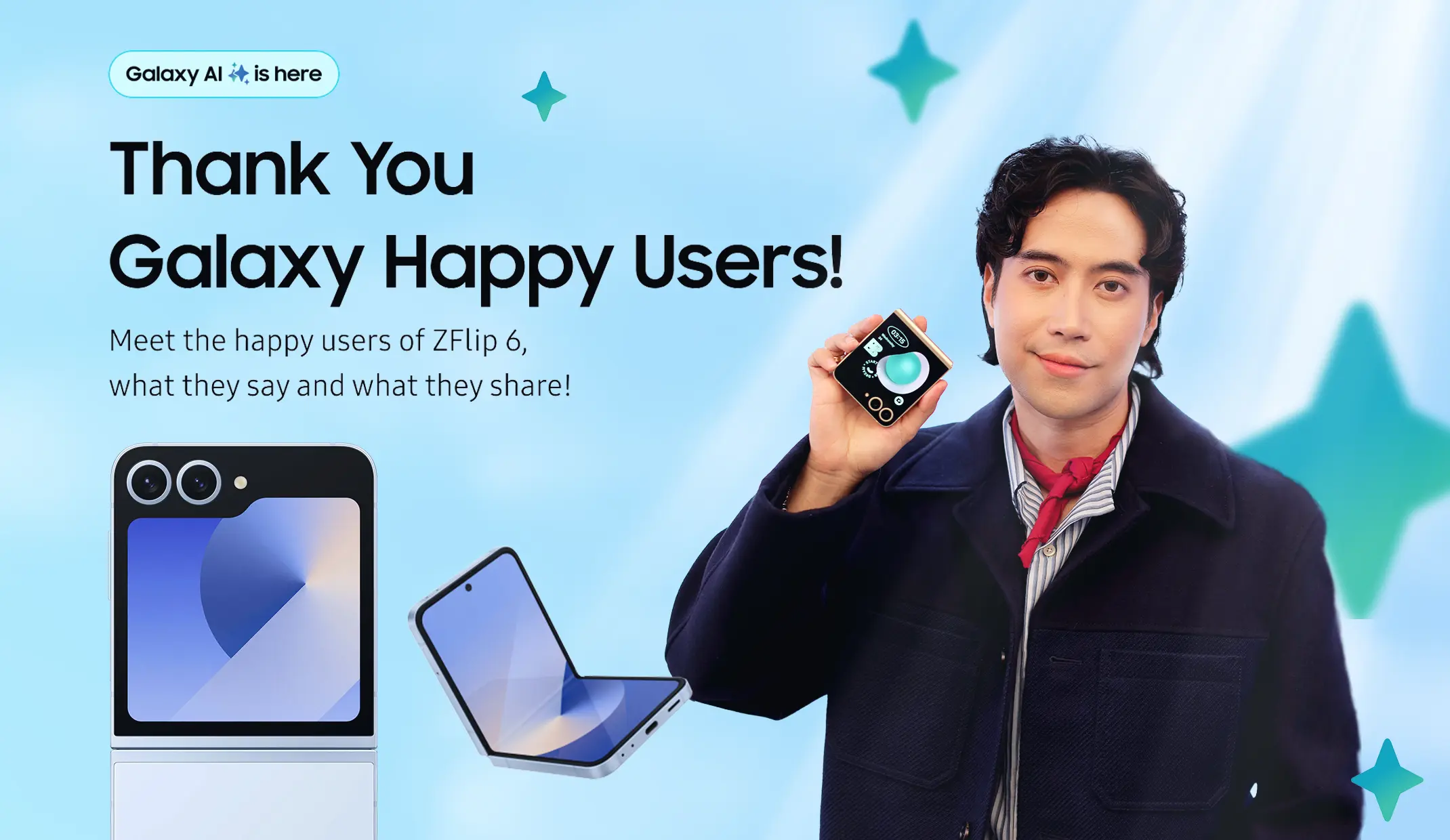 Galaxy ZFlip6 Happy User