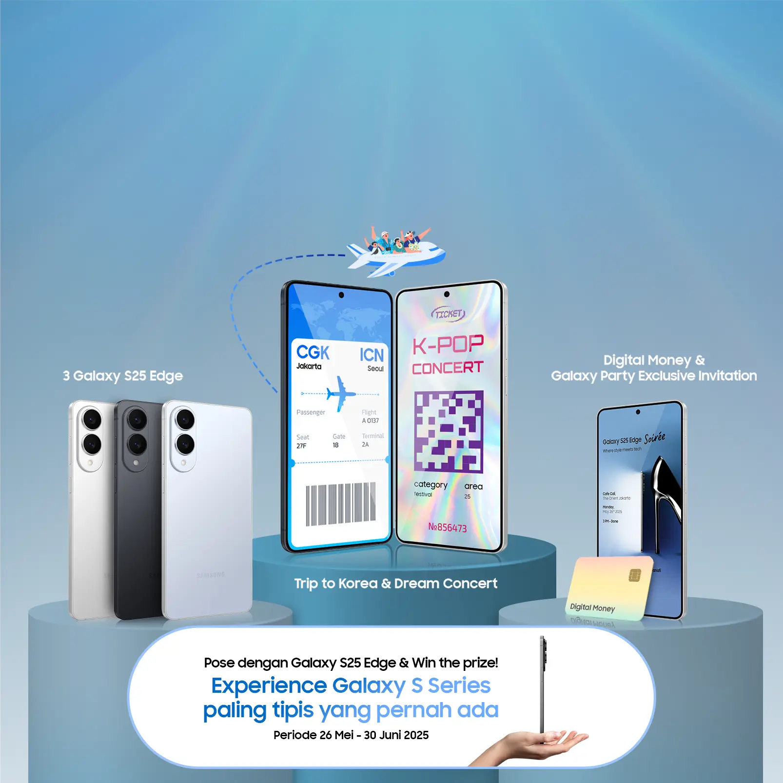 Galaxy S25 Edge Beyond Slim On Hand Activity